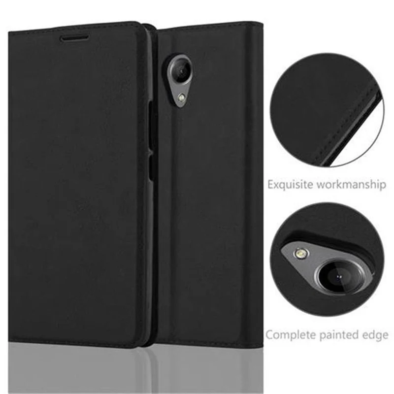 Cadorabo Hülle kompatibel mit WIKO ROBBY Schutzhülle mit Magnetverschluss, Standfunktion und Kartenfach