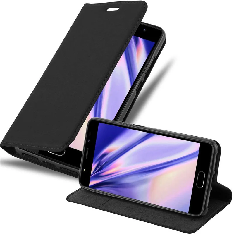 Cadorabo Hülle kompatibel mit WIKO U FEEL PRIME Schutzhülle mit Magnetverschluss, Standfunktion und Kartenfach