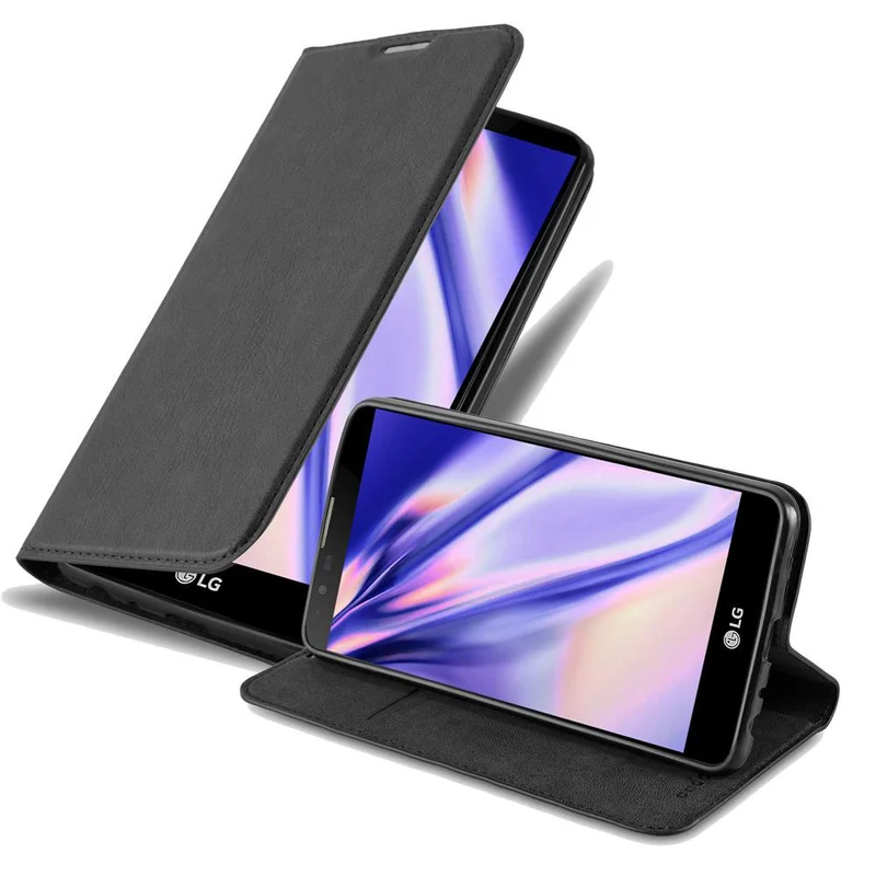 Cadorabo Hülle kompatibel mit LG STYLUS 2 Schutzhülle mit Magnetverschluss, Standfunktion und Kartenfach