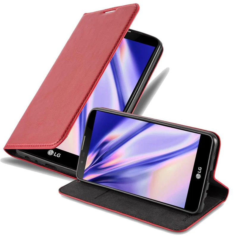 Cadorabo Hülle kompatibel mit LG STYLUS 2 Schutzhülle mit Magnetverschluss, Standfunktion und Kartenfach