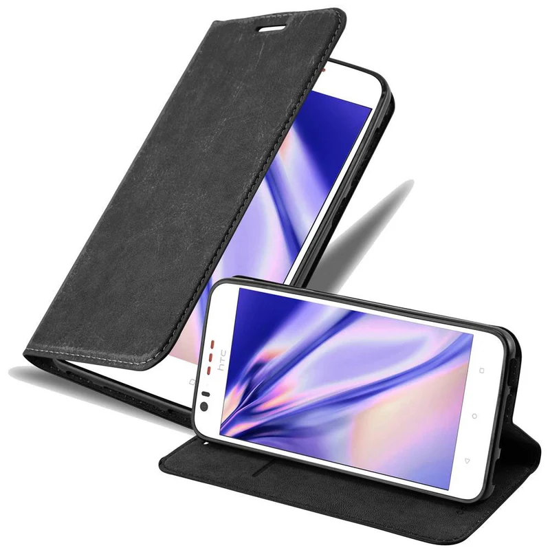 Cadorabo Hülle kompatibel mit HTC Desire 10 LIFESTYLE / Desire 825 Schutzhülle mit Magnetverschluss, Standfunktion und Kartenfach