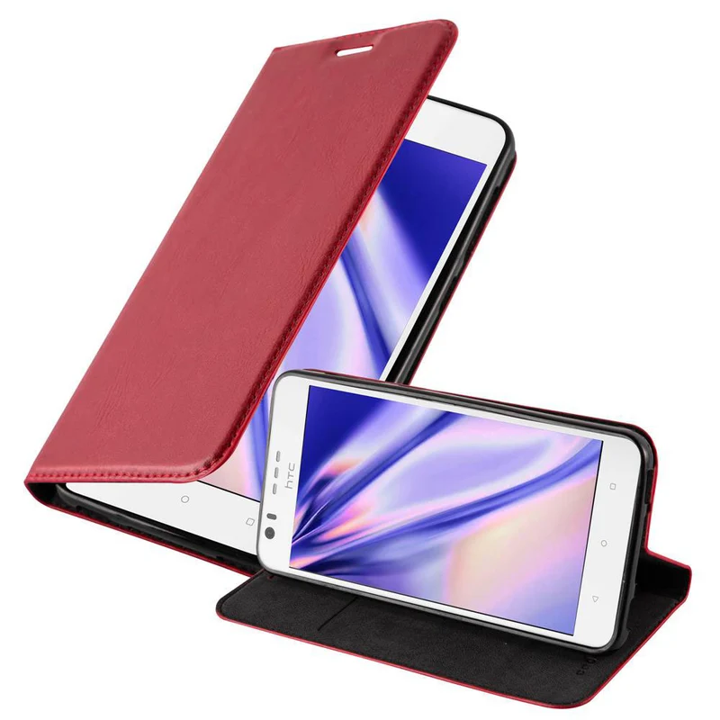 Cadorabo Hülle kompatibel mit HTC Desire 10 LIFESTYLE / Desire 825 Schutzhülle mit Magnetverschluss, Standfunktion und Kartenfach