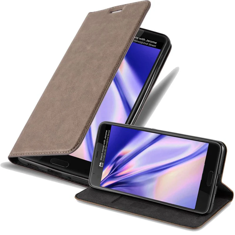 Cadorabo Hülle kompatibel mit HTC U ULTRA Schutzhülle mit Magnetverschluss, Standfunktion und Kartenfach