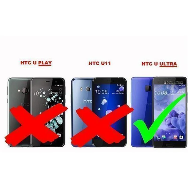 Cadorabo Hülle kompatibel mit HTC U ULTRA Schutzhülle mit Magnetverschluss, Standfunktion und Kartenfach