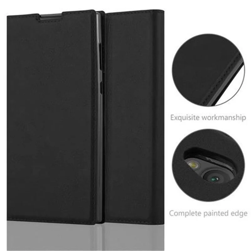 Cadorabo Hülle kompatibel mit Sony Xperia L1 Schutzhülle mit Magnetverschluss, Standfunktion und Kartenfach