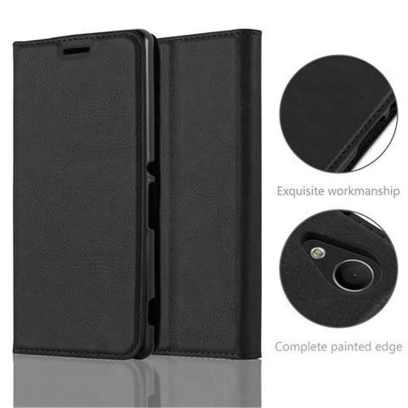 Cadorabo Hülle kompatibel mit Sony Xperia M4 AQUA Schutzhülle mit Magnetverschluss, Standfunktion und Kartenfach