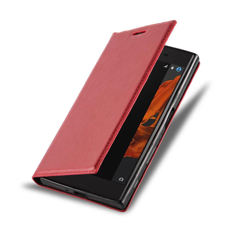 Cadorabo Hülle kompatibel mit Sony Xperia XZ / XZs Schutzhülle mit Magnetverschluss, Standfunktion und Kartenfach