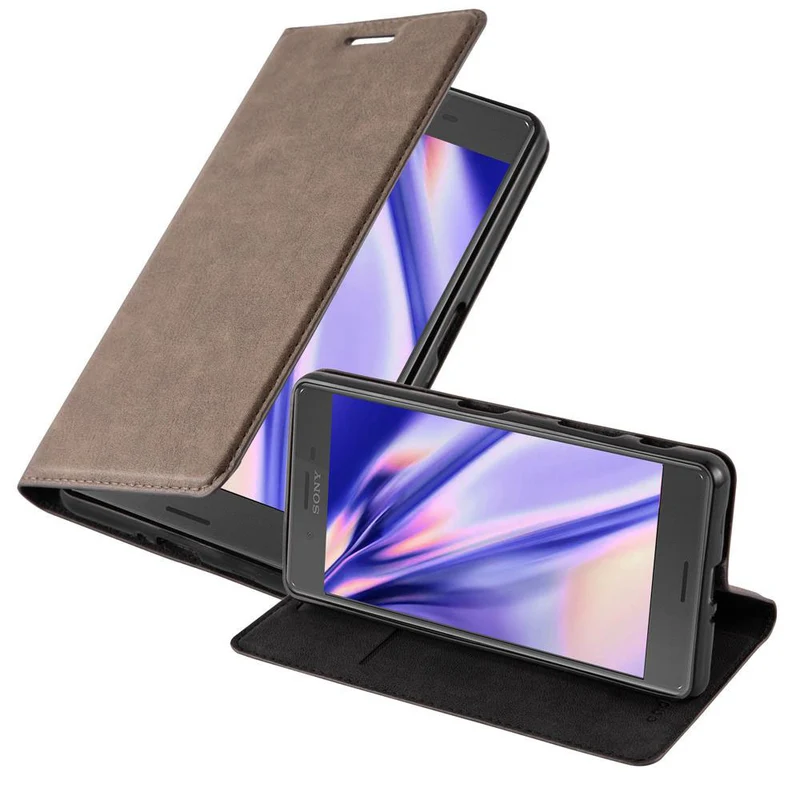 Cadorabo Hülle kompatibel mit Sony Xperia X PERFORMANCE Schutzhülle mit Magnetverschluss, Standfunktion und Kartenfach