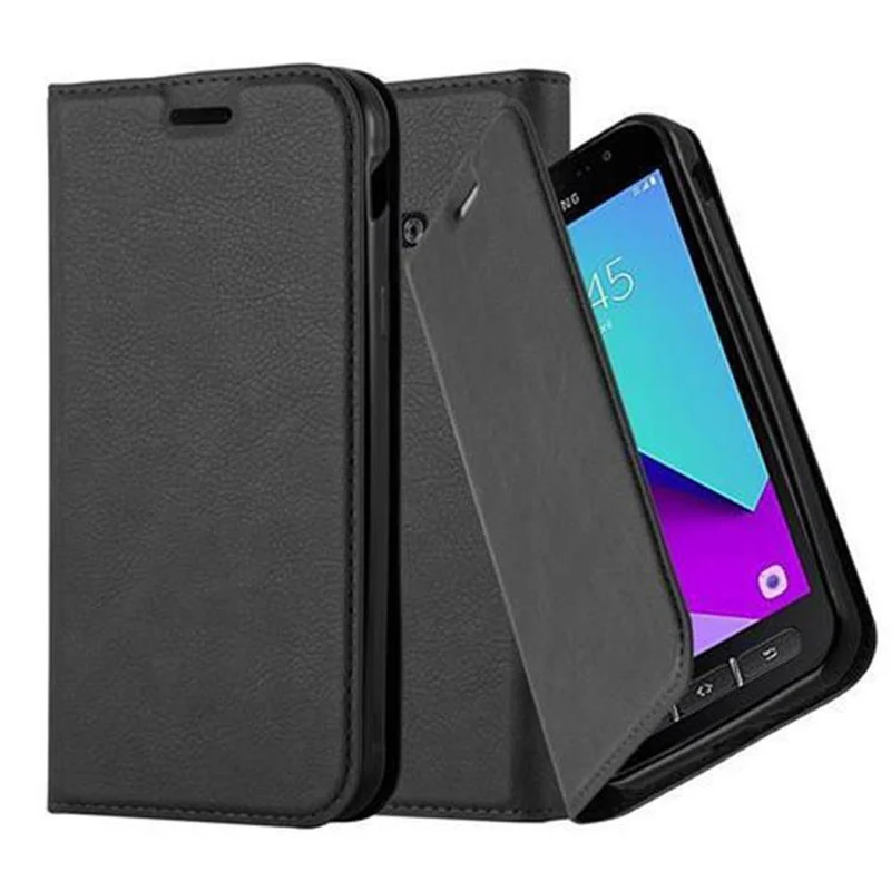 Cadorabo Hülle kompatibel mit Samsung Galaxy XCover 4 / XCover 4s Schutzhülle mit Magnetverschluss, Standfunktion und Kartenfach