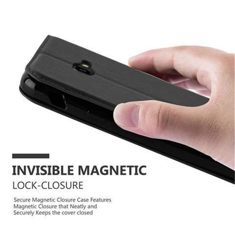 Cadorabo Hülle kompatibel mit Samsung Galaxy XCover 4 / XCover 4s Schutzhülle mit Magnetverschluss, Standfunktion und Kartenfach