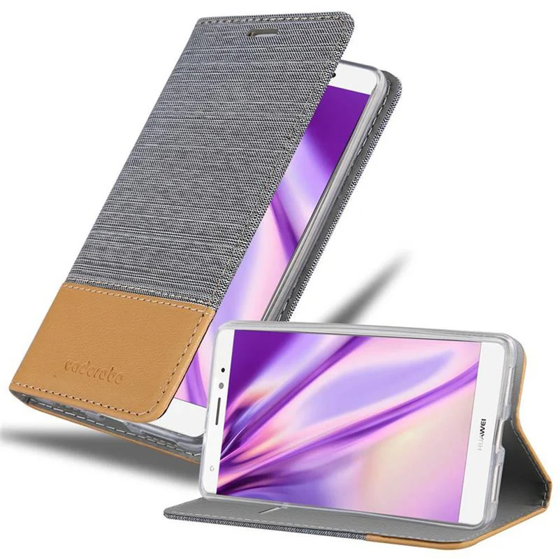 Cadorabo Hülle kompatibel mit Huawei MATE S Schutzhülle mit Magnetverschluss, Standfunktion und Kartenfach