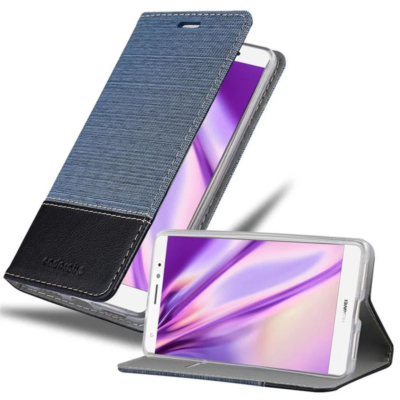 Cadorabo Hülle kompatibel mit Huawei MATE S Schutzhülle mit Magnetverschluss, Standfunktion und Kartenfach