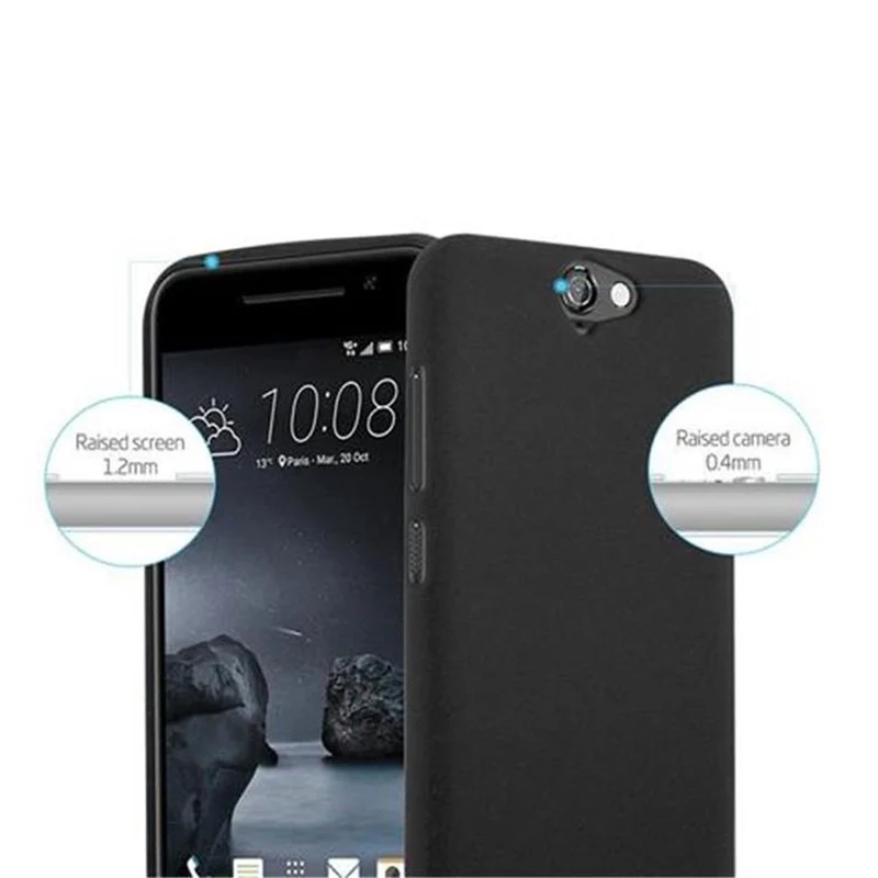 Cadorabo Hülle kompatibel mit HTC ONE A9 Schutzhülle aus flexiblem TPU Silikon