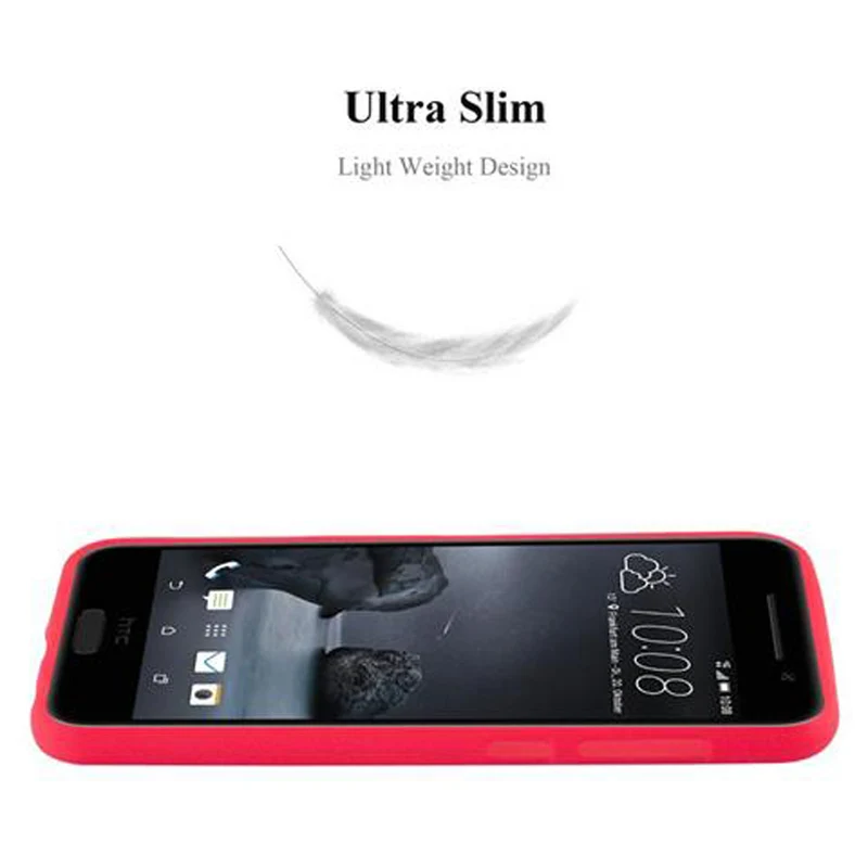 Cadorabo Hülle kompatibel mit HTC ONE A9 Schutzhülle aus flexiblem TPU Silikon