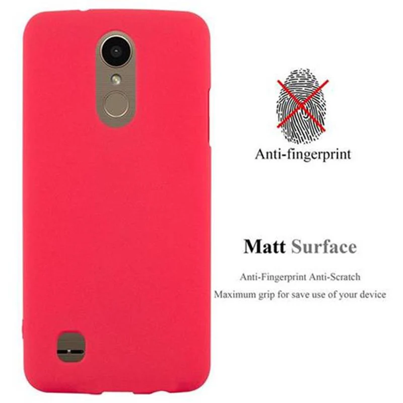 Cadorabo Hülle kompatibel mit LG K10 2017 Schutzhülle aus flexiblem TPU Silikon