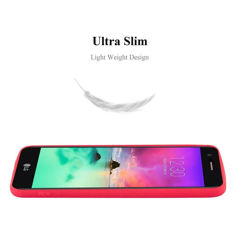 Cadorabo Hülle kompatibel mit LG K10 2017 Schutzhülle aus flexiblem TPU Silikon