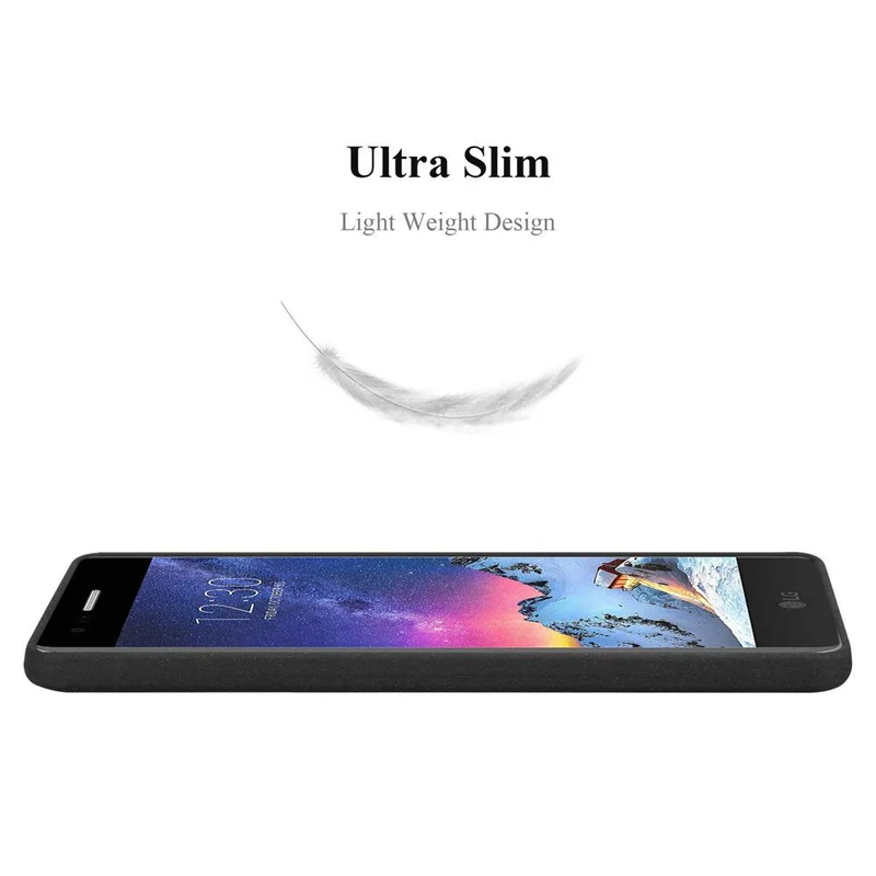 Cadorabo Hülle kompatibel mit LG K8 2017 Schutzhülle aus flexiblem TPU Silikon