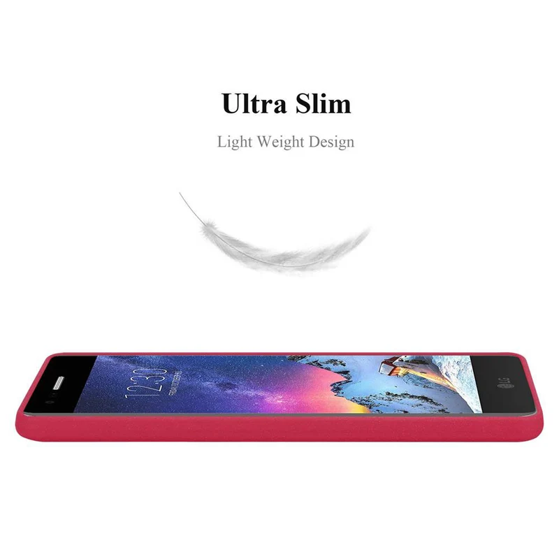 Cadorabo Hülle kompatibel mit LG K8 2017 Schutzhülle aus flexiblem TPU Silikon