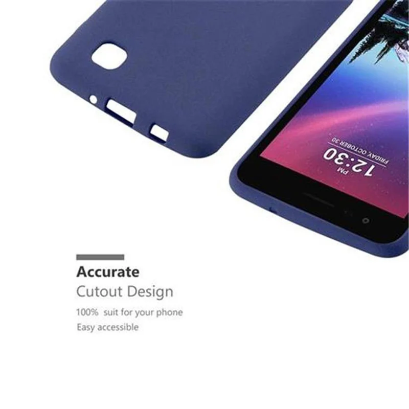Cadorabo Hülle kompatibel mit LG K4 2017 Schutzhülle aus flexiblem TPU Silikon