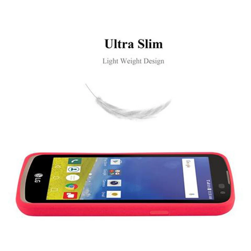 Cadorabo Hülle kompatibel mit LG K4 2016 Schutzhülle aus flexiblem TPU Silikon