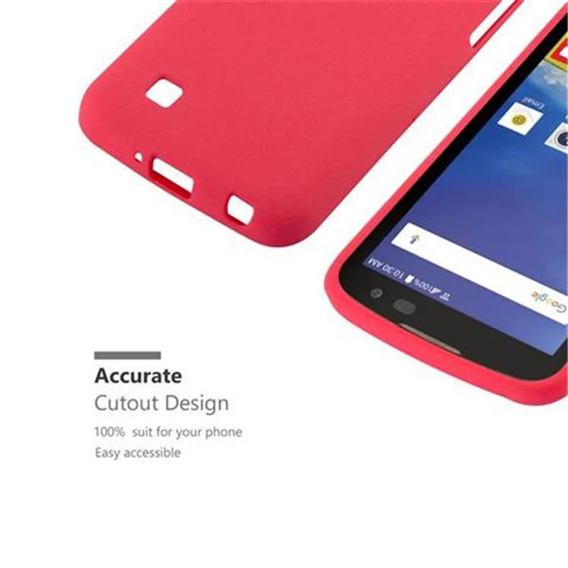 Cadorabo Hülle kompatibel mit LG K4 2016 Schutzhülle aus flexiblem TPU Silikon