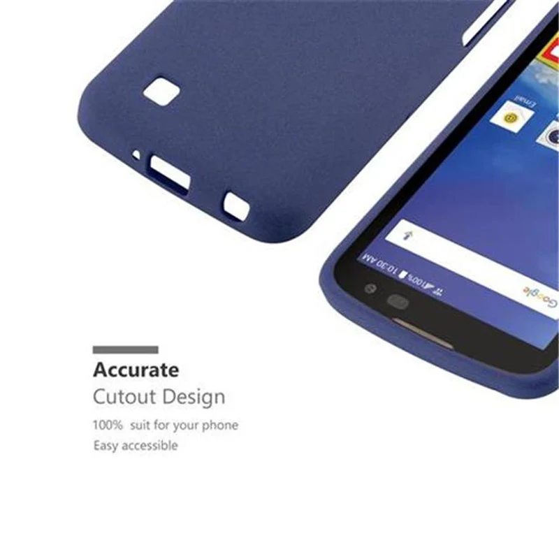 Cadorabo Hülle kompatibel mit LG K4 2016 Schutzhülle aus flexiblem TPU Silikon