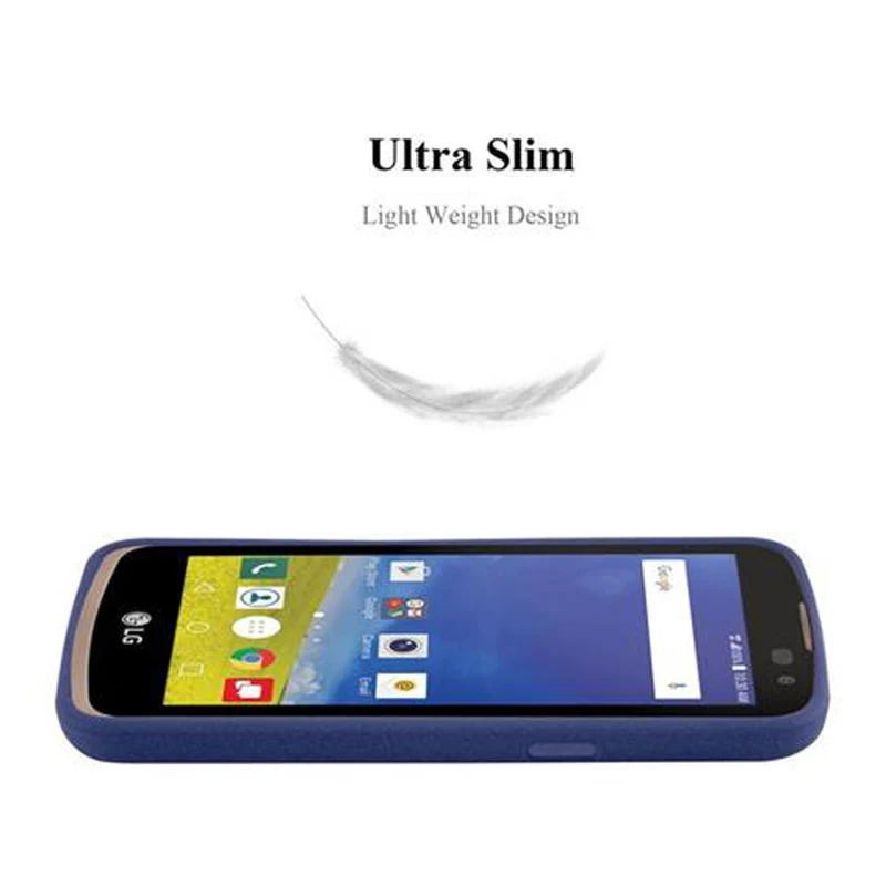 Cadorabo Hülle kompatibel mit LG K4 2016 Schutzhülle aus flexiblem TPU Silikon