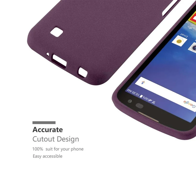 Cadorabo Hülle kompatibel mit LG K4 2016 Schutzhülle aus flexiblem TPU Silikon
