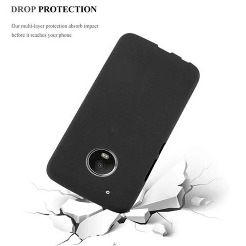 Cadorabo Hülle kompatibel mit Motorola MOTO G5 PLUS Schutzhülle aus flexiblem TPU Silikon