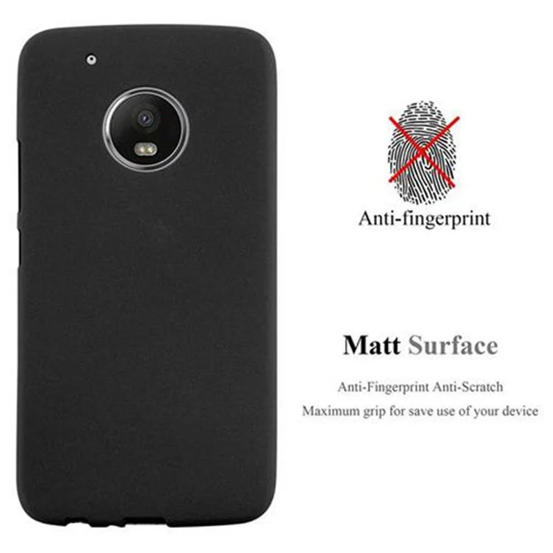 Cadorabo Hülle kompatibel mit Motorola MOTO G5 PLUS Schutzhülle aus flexiblem TPU Silikon