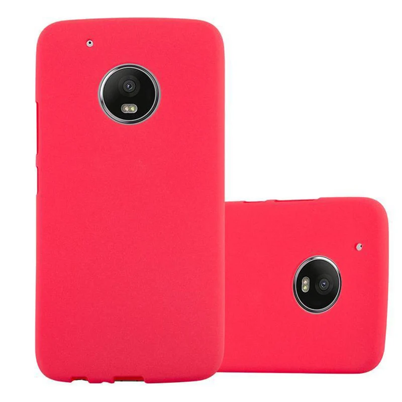 Cadorabo Hülle kompatibel mit Motorola MOTO G5 Schutzhülle aus flexiblem TPU Silikon