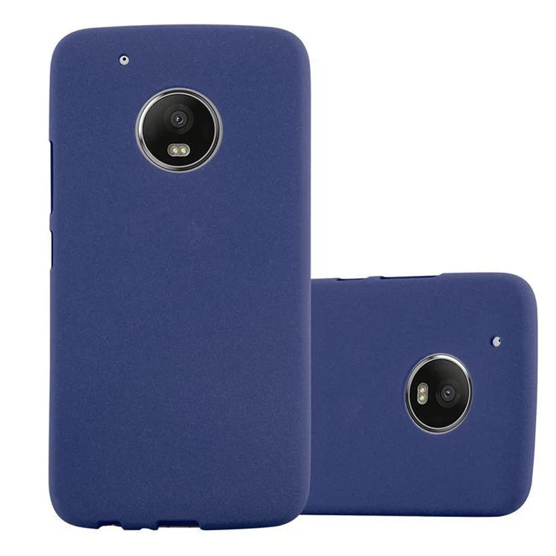 Cadorabo Hülle kompatibel mit Motorola MOTO G5 Schutzhülle aus flexiblem TPU Silikon