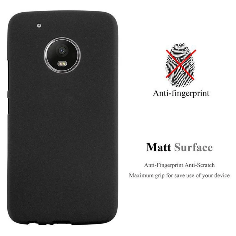 Cadorabo Hülle kompatibel mit Motorola MOTO G5 Schutzhülle aus flexiblem TPU Silikon