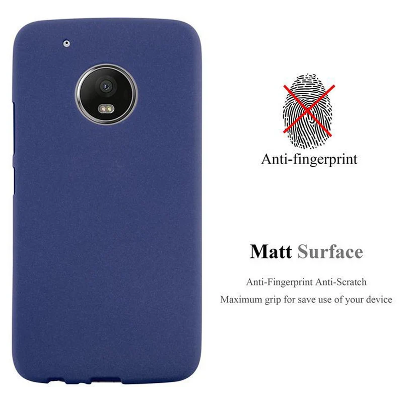 Cadorabo Hülle kompatibel mit Motorola MOTO G5 Schutzhülle aus flexiblem TPU Silikon
