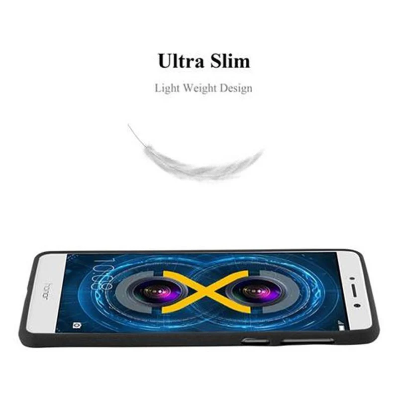 Cadorabo Hülle kompatibel mit Huawei MATE 9 LITE / GR5 2017 / Honor 6X Schutzhülle aus flexiblem TPU Silikon