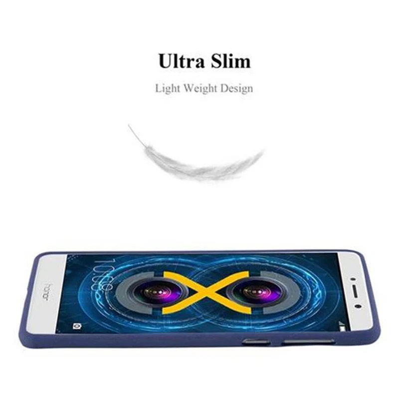 Cadorabo Hülle kompatibel mit Huawei MATE 9 LITE / GR5 2017 / Honor 6X Schutzhülle aus flexiblem TPU Silikon