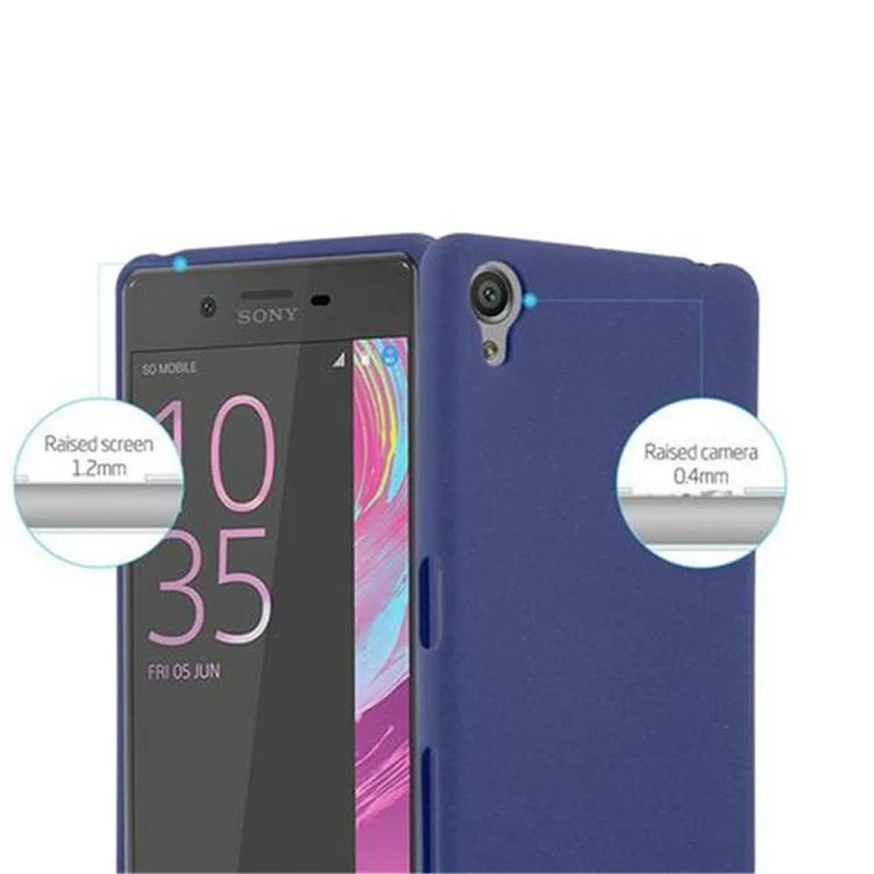Cadorabo Hülle kompatibel mit Sony Xperia X Schutzhülle aus flexiblem TPU Silikon