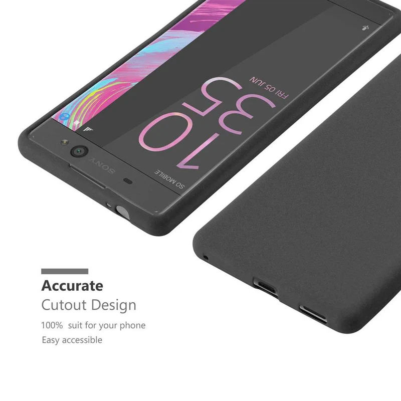 Cadorabo Hülle kompatibel mit Sony Xperia XA ULTRA Schutzhülle aus flexiblem TPU Silikon