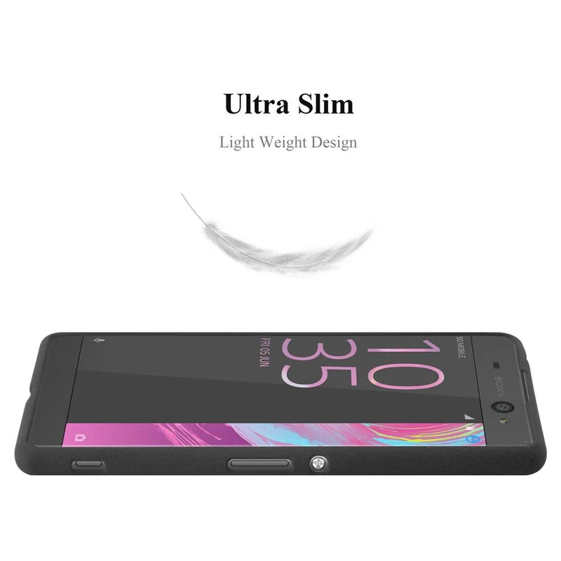 Cadorabo Hülle kompatibel mit Sony Xperia XA ULTRA Schutzhülle aus flexiblem TPU Silikon