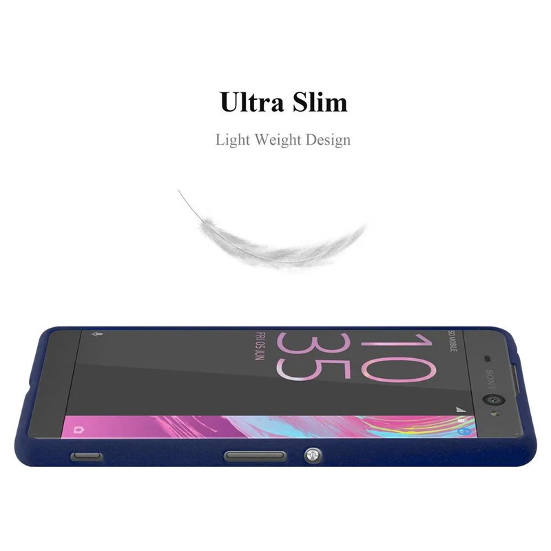 Cadorabo Hülle kompatibel mit Sony Xperia XA ULTRA Schutzhülle aus flexiblem TPU Silikon