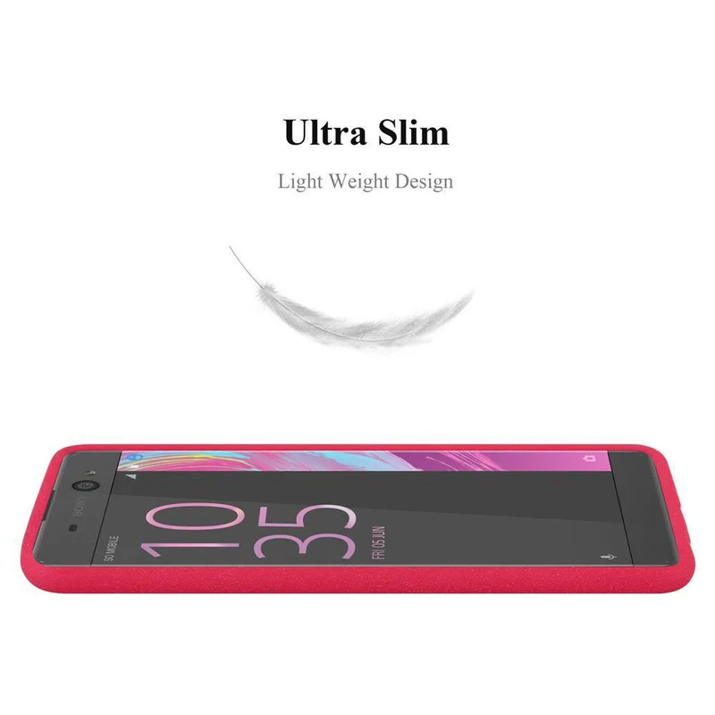 Cadorabo Hülle kompatibel mit Sony Xperia XA Schutzhülle aus flexiblem TPU Silikon