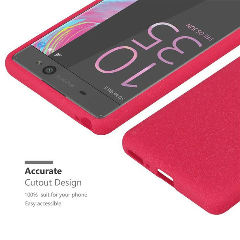 Cadorabo Hülle kompatibel mit Sony Xperia XA Schutzhülle aus flexiblem TPU Silikon