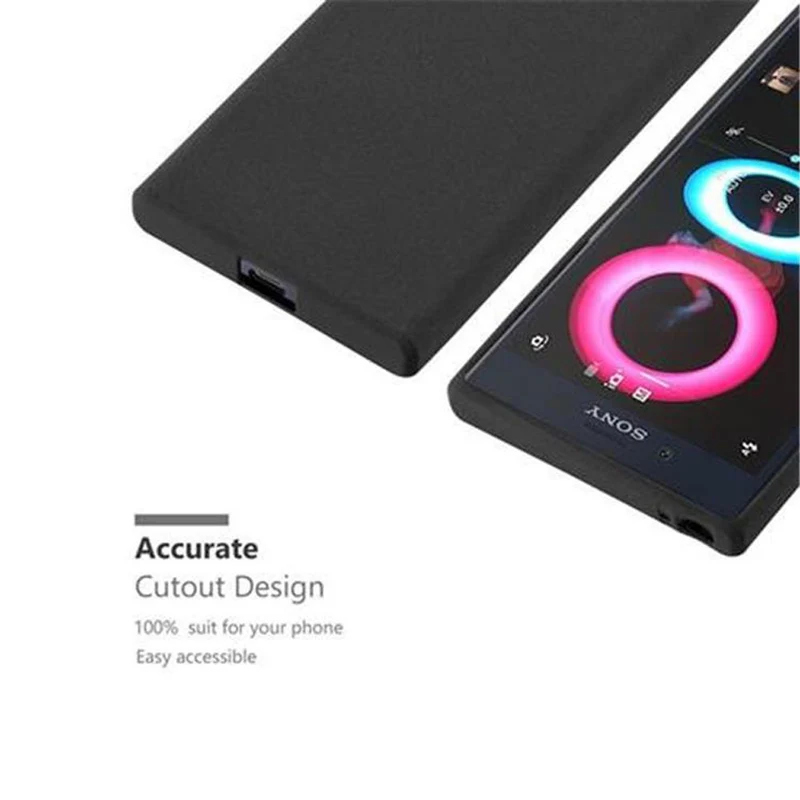 Cadorabo Hülle kompatibel mit Sony Xperia X COMPACT Schutzhülle aus flexiblem TPU Silikon