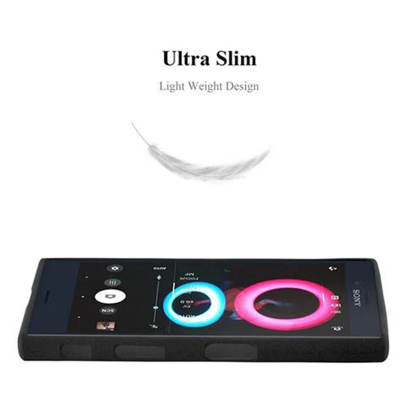 Cadorabo Hülle kompatibel mit Sony Xperia X COMPACT Schutzhülle aus flexiblem TPU Silikon