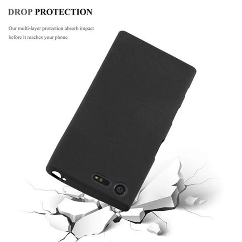 Cadorabo Hülle kompatibel mit Sony Xperia X COMPACT Schutzhülle aus flexiblem TPU Silikon