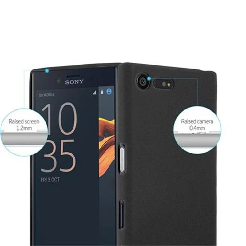 Cadorabo Hülle kompatibel mit Sony Xperia X COMPACT Schutzhülle aus flexiblem TPU Silikon