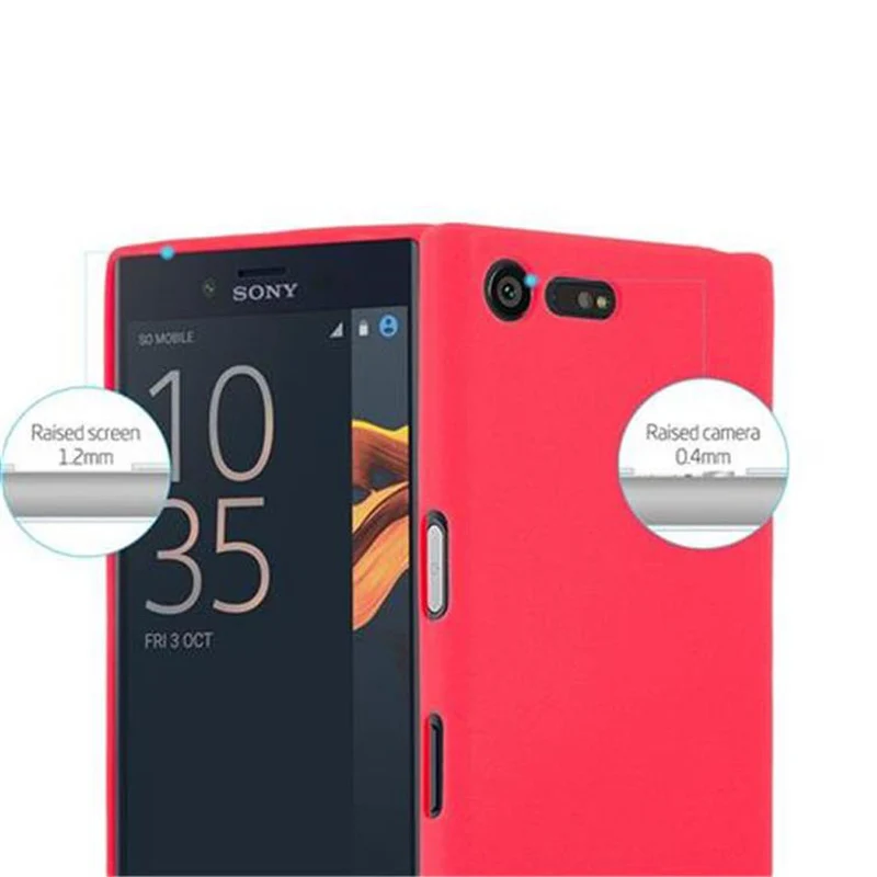 Cadorabo Hülle kompatibel mit Sony Xperia X COMPACT Schutzhülle aus flexiblem TPU Silikon