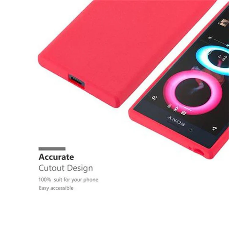 Cadorabo Hülle kompatibel mit Sony Xperia X COMPACT Schutzhülle aus flexiblem TPU Silikon
