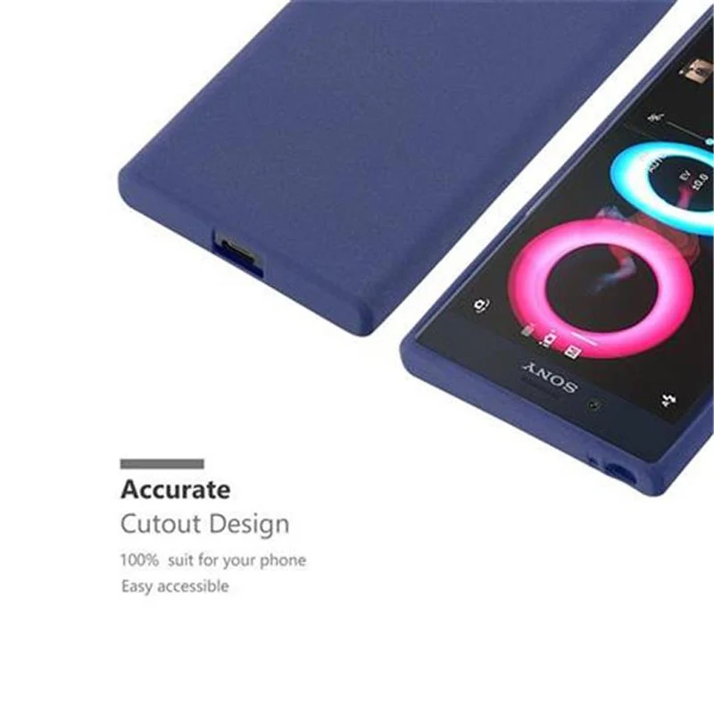 Cadorabo Hülle kompatibel mit Sony Xperia X COMPACT Schutzhülle aus flexiblem TPU Silikon