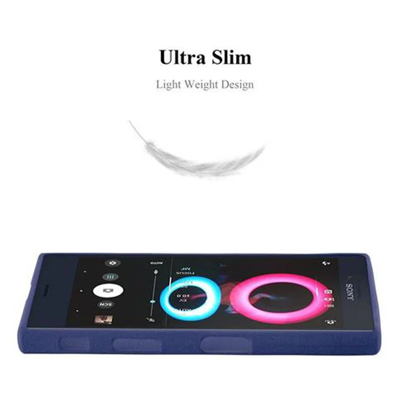 Cadorabo Hülle kompatibel mit Sony Xperia X COMPACT Schutzhülle aus flexiblem TPU Silikon